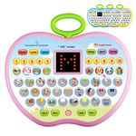 Toy Gift for 2 3 4 Year Old Girls, Kids Educational Toys for 1-3 Year Olds Toddlers Baby Learning Tablet for 12 18 24 36 Months Girl Boy Laptop for Child Age 2 3 4 Birthday Present Alphabet Game