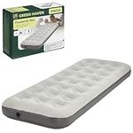 Green Haven Single Blow up Mattress - Waterproof Air Up Inflatable Mattress | Single Air Bed for Adults & Kids | Quick Inflatable Camping Bed | Premium Single Blow Up Bed | Single Air Mattress