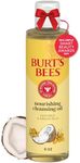 Burt's Bees Stocking Stuffers, Nourishing Cleansing Oil With Coconut and Argan Oils, Cleansing Face Oil for Normal to Dry Skin, Natural Origin Skin Care Christmas Gifts, 6 fl. oz. Bottle