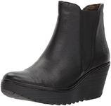 Fly London Women's Yoss Chlesea Boots,Black,7 UK