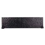 SKANDH Iron Black Powder Coated 11.5" X 3" Inch Tidy Letter Plate Mail Slot For Front Door