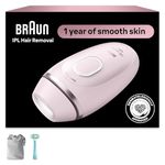Braun Laser Hair Removal, IPL for Women & Men, Braun Silk-Expert Mini At-Home Laser with Venus Razor, PL1111