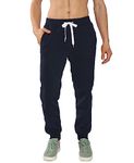 Southpole Men's 1570 Basic Active Fleece Jogger Sweatpants, New Navy a, X-Large