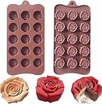 2 Pack Chocolate Silicone Molds Can