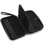 Caseling Universal Electronics/Accessories Hard Travel Carrying Case Bag, 9.5" x 5.25" x 2.85" - Black