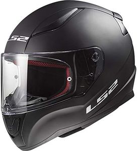 LS2 FF353 RAPID Single Mono Motorcycle Full Face Helmet - Matt Black S (55-56cm)