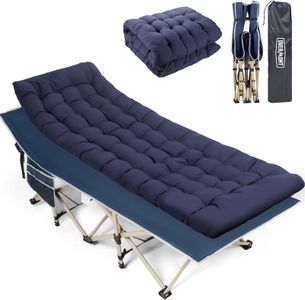 OVERMONT Folding Camping Bed – 28" Portable Outdoor Cot