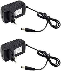 TEMPO DI SALDI 2 x Universal Transformer 2 Amp 12 Volt with Pin Connector 2.1 to 5.5mm