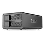 ORICO 2 Bay USB 3.0 to SATA 3.5 inch External Hard Drive Enclosure Support 32TB (2 x 16TB) Aluminum Alloy HDD RAID Enclosure Support RAID Mode Storage-9528RU3