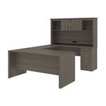 U Shaped Desk With Hutch