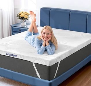 SakuraHome Matratzentopper 140x200cm - H3/H2 Gel Memory-Schaum Matratzen Topper, ca. 8cm Höhe, für Boxspringbett Schlafsofa,CertiPUR-US & Öko-Tex Zertifiziert