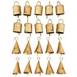 Vivanta Vintage Christmas Bells - Jingle, Witch, and Cow Bells for Home Decor and Crafts