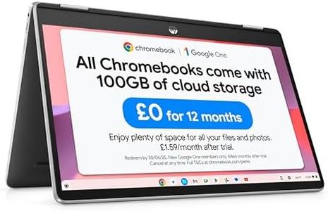 HP Chromebook 14" Laptop PC 14b-cb0002sa, Touch Screen, Intel Pentium Silver, 4GB RAM, 64GB SSD, FHD, Silver
