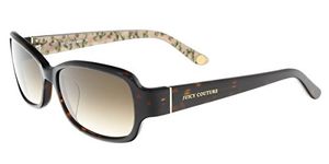 Juicy Couture Women's Ju 555/F/S Sunglasses, Dark Havana Floral/Brown Gradient, 55mm, 16mm