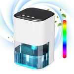 Dehumidifier For Home, Dehumidifier For Bathroom,Dehumidifier with High Capacity 2000ml Water Tank, Low Energy Consumption Dehumidification Range 10-20m², Dehumidifier For Rv, Basement, Closet