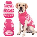 KOOLTAIL Turtleneck Dog Jumper, Soft Sweater Coat, Warm & Comfortable Dog Knit Winter Clothes Outfit