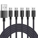 SILCOSTAR USB Micro Braided Sync Charging Cable For Samsung Galaxy J1,J1 Ace,J1 Mini Prime,J2,J2 2017,J2 Pro, J2 Prime,J3 2016,J3 2018,J3 Emerge, J3 Pro,J4,J4 Plus,J5,J5 2017,J5 Prime,