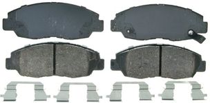 Wagner QuickStop ZD465A Ceramic Disc Pad Set Includes Pad Installation Hardware, Front