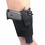 ACEXIER Concealed Ankle Gun Holster Universal Pistol Carry Holster Right Left Leg Strap Gun Padded Pouch Outdoor Tactical Gear