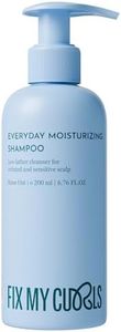 Fix My Curls Everyday Moisturizing Shampoo | For Thick Curly, Wavy & Dry Hair Types | Low Lather, Kid Friendly, Sulphate Free Co-Wash | Cruelty, Paraben & Silicone Free| Anti-Itch & Soothing | 200ml