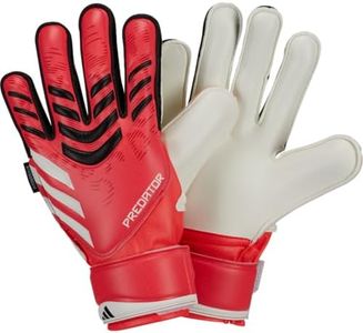 adidas Unisex-Kids Match Predator Fingersave Goalie Soccer Gloves,Art 1,4