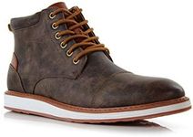 Ferro Aldo Birt MFA506027 Mens Memory Foam Casual Mid-Top Sneaker Desert Vegan Leather Chukka Boots