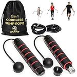 Cordless Jump Rope Weighted Handles
