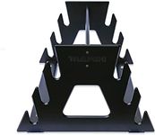 TRAPSKI All Mountain Ski and Snowboard Mobile Rack | Marine Grade HDPE Plastic | UV Protected | Premium Strap Included | 3 Year Warranty | Made in The USA | Veteran Owned Business… (Black, Six Pack)