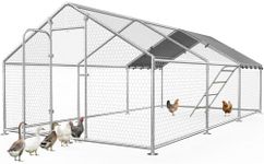 Large Metal Chicken Coop with Run f