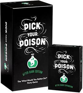 Pick Your Poison Card Game - The “What Would You Rather Do?” Adult Party Game - After Dark Edition + Expansion Pack Set