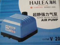 Aquarline Hailea V-20 High Output Pond/Aquarium Air Pump, 1200 Liter/Hour