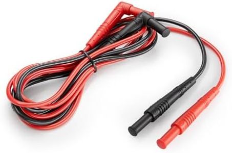 oiuebxe 60 Inch Multimeter Insulated Test Leads,Soft Silicone Test Leads Compatible with Multimeter, Voltmeter, Clamp Meter