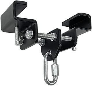 Punching Bag Hangers Heavy Duty Steel Heavy Bag Hange Brackets fit I-Beam Wood Beam Metal Beam,Max Load 1100lb