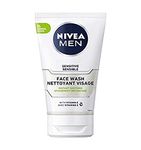 NIVEA MEN Sensitive Skin Routine Pack,Soothe and Protect Skin with a Face Wash, Shaving Foam and After-Shave with No Drying Alcohol