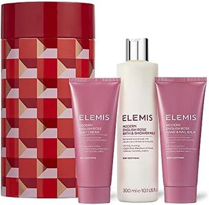 ELEMIS Set regalo per il corpo con infusione di rosa inglese, set regalo trio di elementi essenziali per il viso e il corpo, con infuso di rosa, per detergere, ammorbidire e condizionare