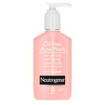 Neutrogena Acne Face Wash, Oil Free Pink Grapefruit Salicylic Acid Facial Cleanser For Acne & Blackheads, 177 mL