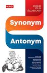 MTG Synonym and Antonym Book - Enrich Your Vocabulary, Also Available Practice Papers & Previous Years Questions of Various Competitive Exams