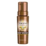 Jergens Natural Glow Instant Sun Sunless Tanning Mousse for Body, Deep Bronze, 6 Ounces