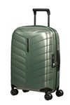 Samsonite Attrix - Spinner S, Expandable Carry-On Luggage, 55 cm, 38/44 L, Green (Basil Green)