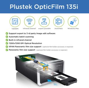 Plustek OpticFilm 135i Film Scanner – 35mm Slide & Negative Scanner