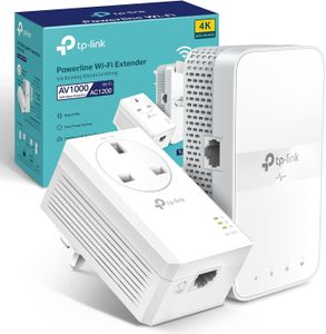 TP-Link AV1000 Powerline WiFi Extender Kit – 1200Mbps, Ethernet, Plug & Play