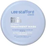 Lee Stafford Blue Toning Hair Mask | Bleach Blonde Ice White Collection - Best Conditioning Mask, Corrects Brassy & Orange Tones, Great for HIghlighted, Cool Hair, 6.7 Fl Oz