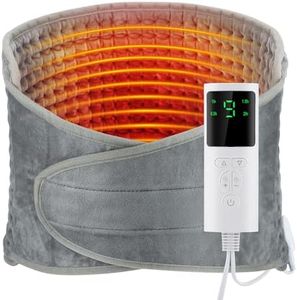 Almohadilla Térmica Eléctrica Para Aliviar El Dolor, Almohadilla Térmica Para Cintura, 9 Niveles De Calefacción, 4 Temporizadores, Calentamiento Rápido, Ideal Para Espalda Vientre Piernas -30x126cm