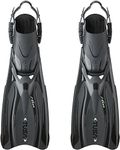 TUSA SF-0101 Hyflex Vesna Scuba Diving Fins, Large, Black