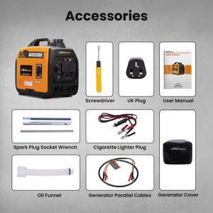 maXpeedingrods 3300W Inverter Generator – Portable Quiet Power
