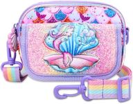 Kejea Girls Purse for Kids Age 3-12 - Purse for Little Girl Gifts, Crossbody Bag Bunny, Mermaid, 6.1''(L) x 2.16''(W) x 4.72''(H), Fashion