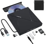 PeroBuno External CD DVD Drive, USB