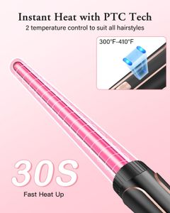 BESTOPE PRO 5-in-1 Beach Waver – Curling Iron Set for Hair Styling