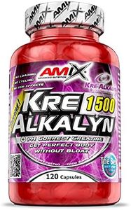 AMIX - Creatina Monohidrato - Kre-Alkalyn - 150 Cápsulas - Ideal para Deportistas - Complemento para Aumentar la Fuerza - Absorción Mejorada - Proteínas para Aumentar Masa Muscular