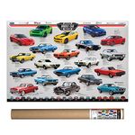 EuroGraphics Muscle Car Evolution Poster 36 x 24 inch